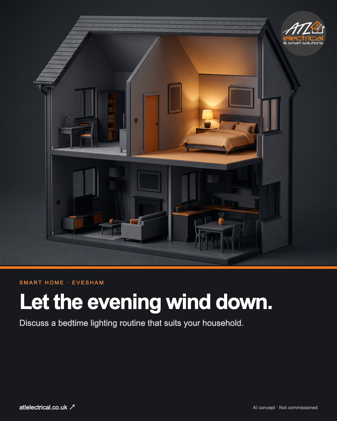 Let the evening wind down.