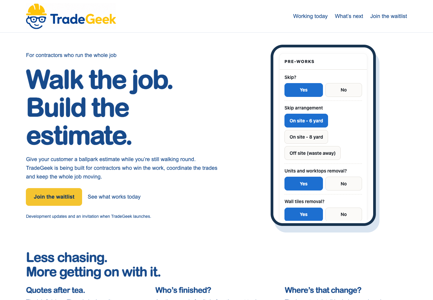 TradeGeek website — open the brand and website case study